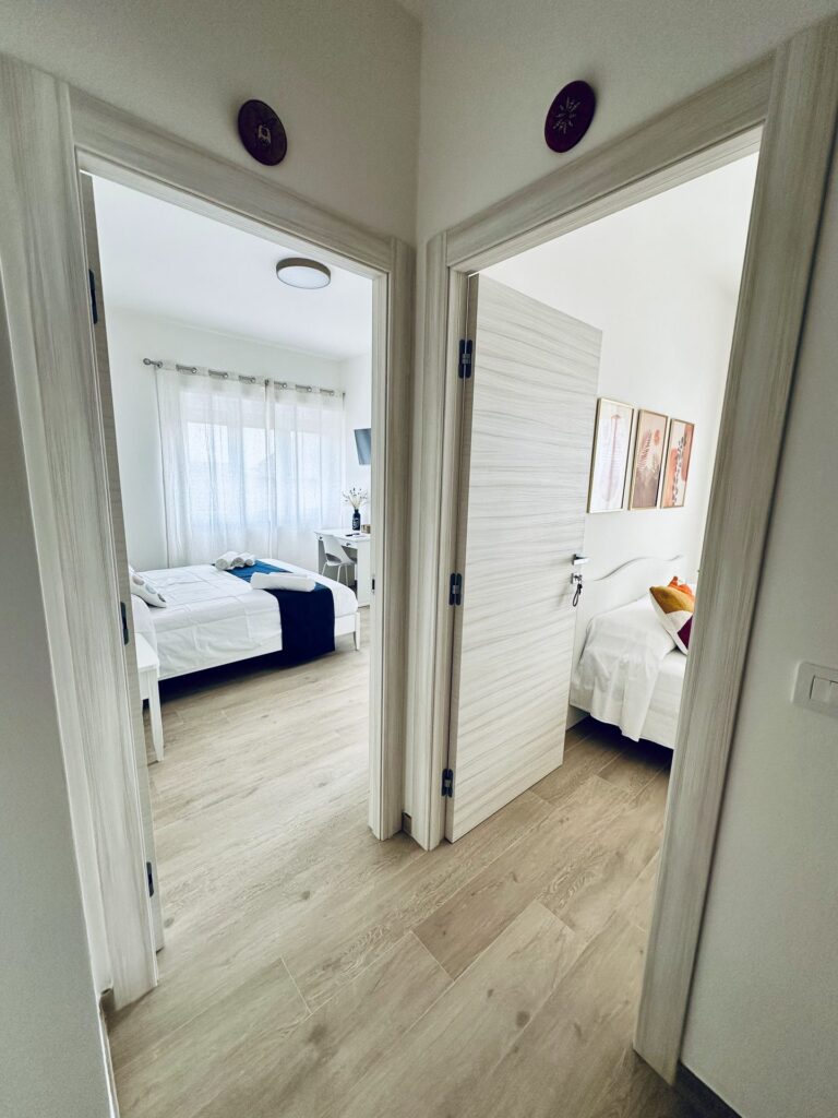 Materica Apartment Caserta – Open space e cucina